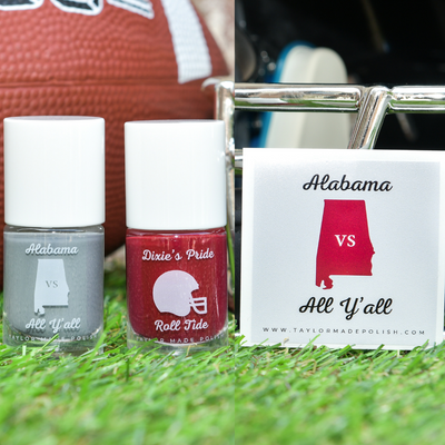 Alabama Crimson Tide Game Day Nail Polish Set - 2 Pack