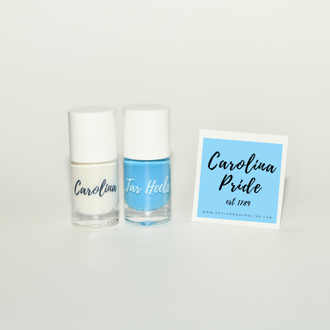 UNC Game Day Nail Polish Set - 2 Pack