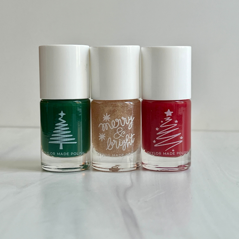 Merry & Bright 3-Bottle Nail Polish Gift Set